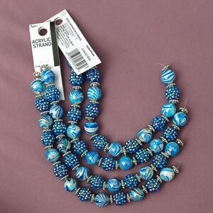 Blue Beaded Necklace